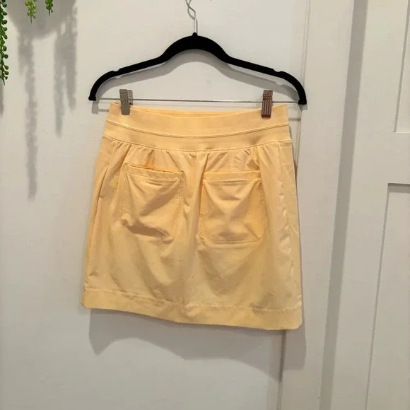 Athleta Womens Athletic Skort Built in Shorts Orange Pastel Color Size 2 - Picture 3 of 8